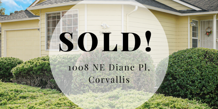 Sold! 1008 NE Diane Pl, Corvallis.