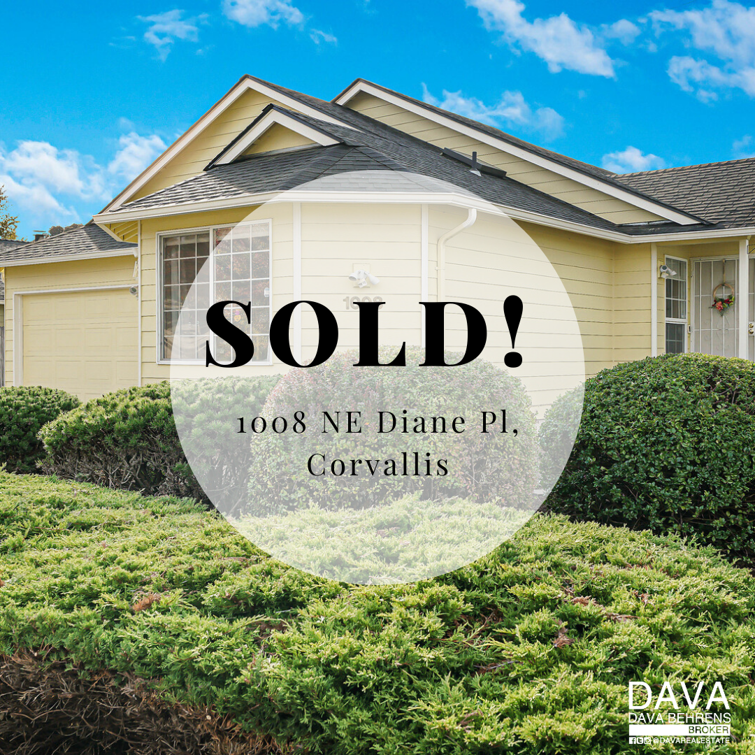 Sold! 1008 NE Diane Pl, Corvallis.