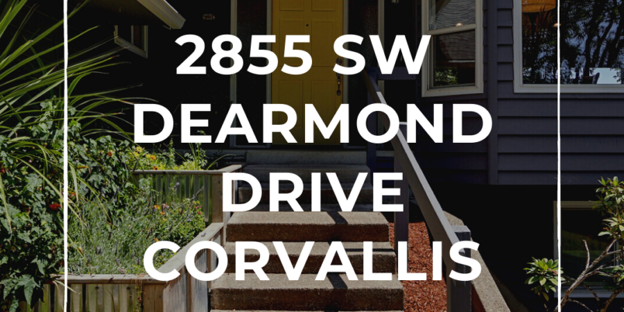 Here's an alt tag for the image: 2855 SW Dearmond, Corvallis home.