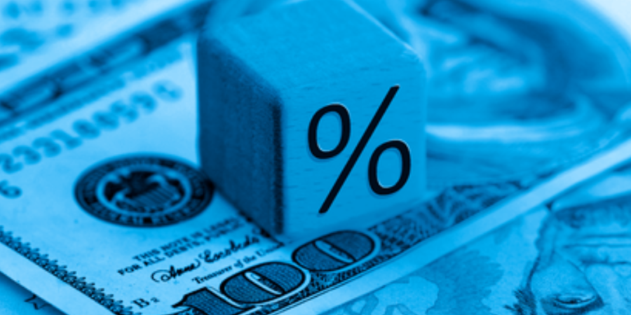 Percentage interest on US dollars.