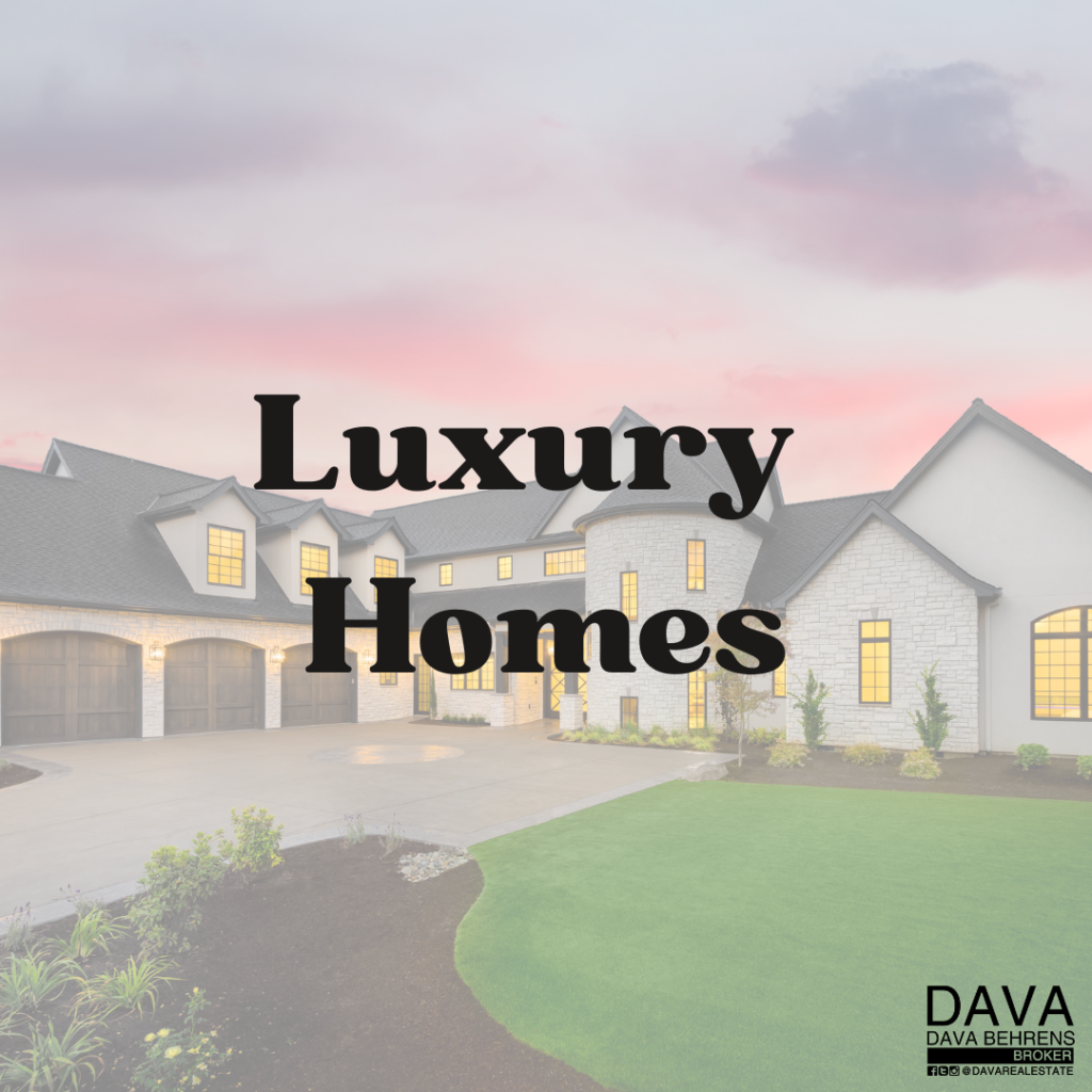 Luxury homes for sale.