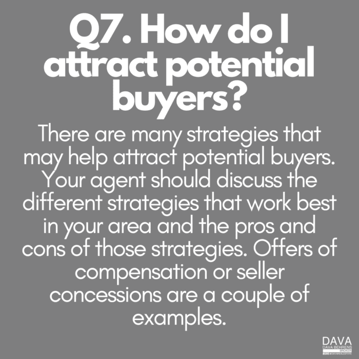 Attract potential home buyers: strategies & tips.