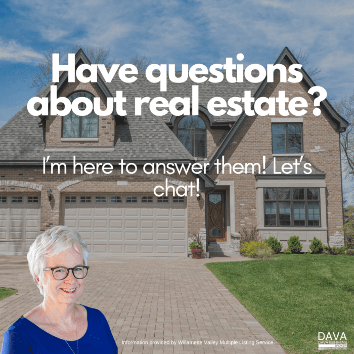 Real estate questions? Let's chat!