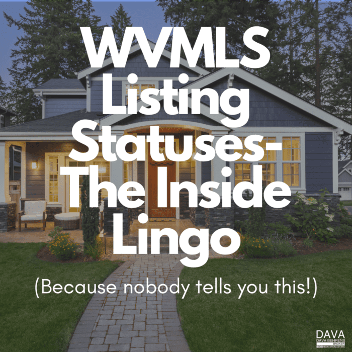 WVMLS listing statuses explained.