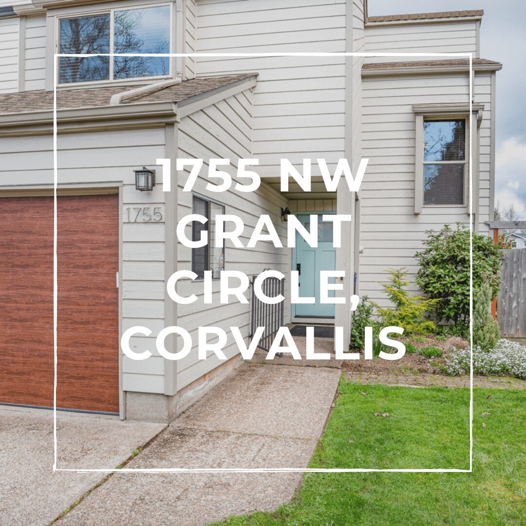 Modern house exterior with garage, Corvallis.